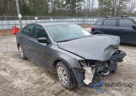2013 Volkswagen Jetta 2.0L S z USA, uszkodzony, nr VIN 3VW2K7AJ5DM241118